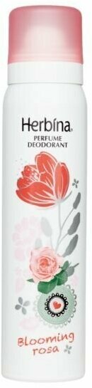 Парфюмерный дезодорант Herbina Blooming Rosa 100 мл (из Финляндии)