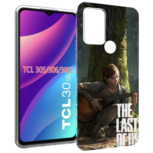 Чехол MyPads The Last of Us Part II для TCL 30SE / TCL 305 / TCL 306 / TCL 30E задняя-панель-накладка-бампер