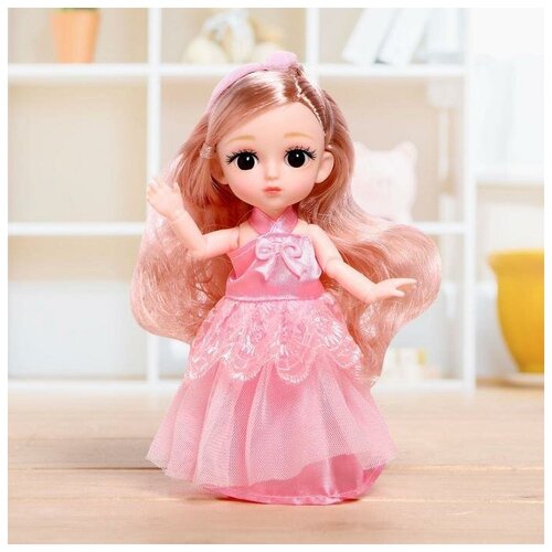 Кукла шарнирная «Эльза» в платье, микс кукла модная шарнирная эльза в платье микс 5084718