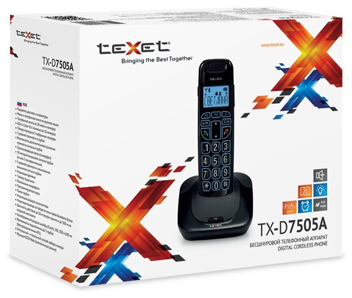 Радиотелефон teXet TX-D7505A