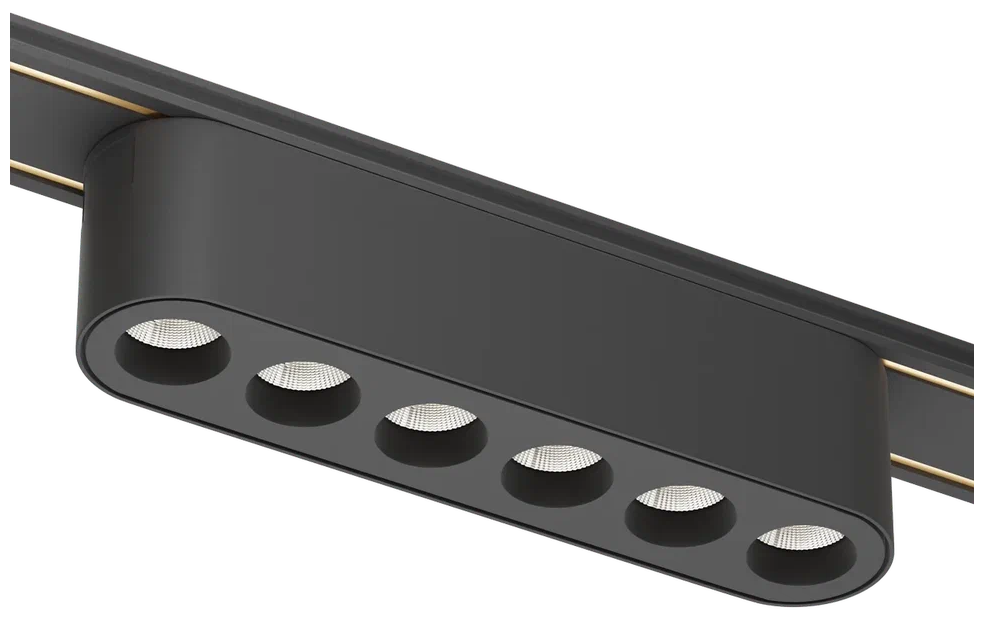 Трековый линейный светильник LINER BLACK MASK MAGNETIC H5 48V 6W 36° 4000K OSRAM | Black 115х25х25mm