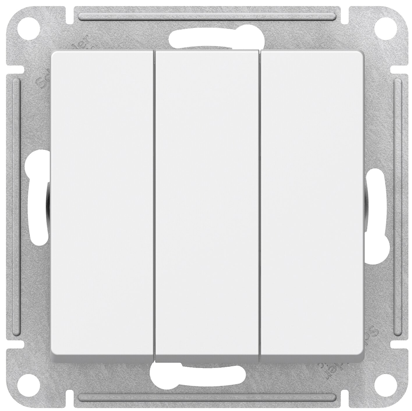 Выключатель Schneider Electric Atlas Design ATN000131 трехклавишный скрытая установка белый