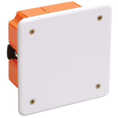 Коробка распаячная скрытой установки IEK КМ41022, для полых стен, 92 x 92 x 45 мм, IP20, белая