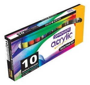 Daler Rowney Набор акриловых красок Daler Rowney "Graduate"ect set 10*38мл