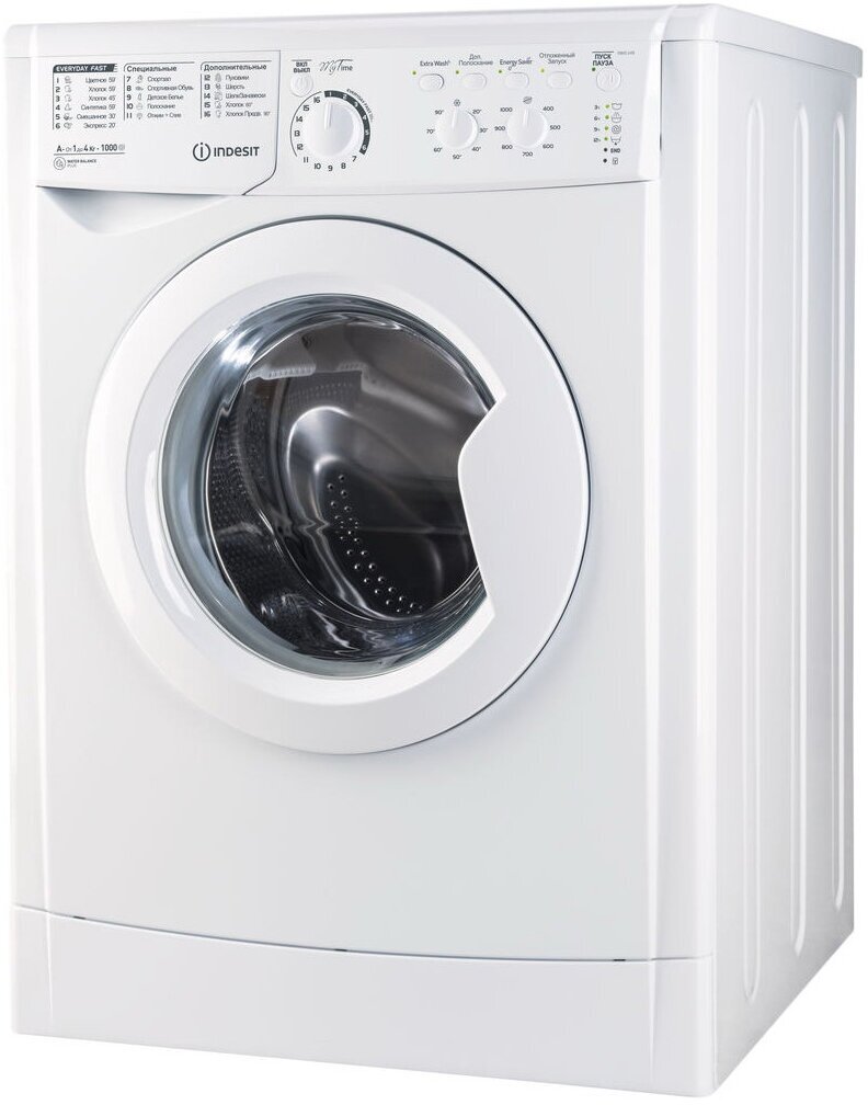 Стиральная машина Indesit EWUC 4105 автомат 4 кг, белый