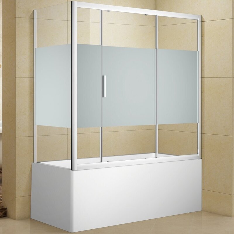 Шторка на ванну Aquanet Practic AE10-B-170H150U-CP - фото №5