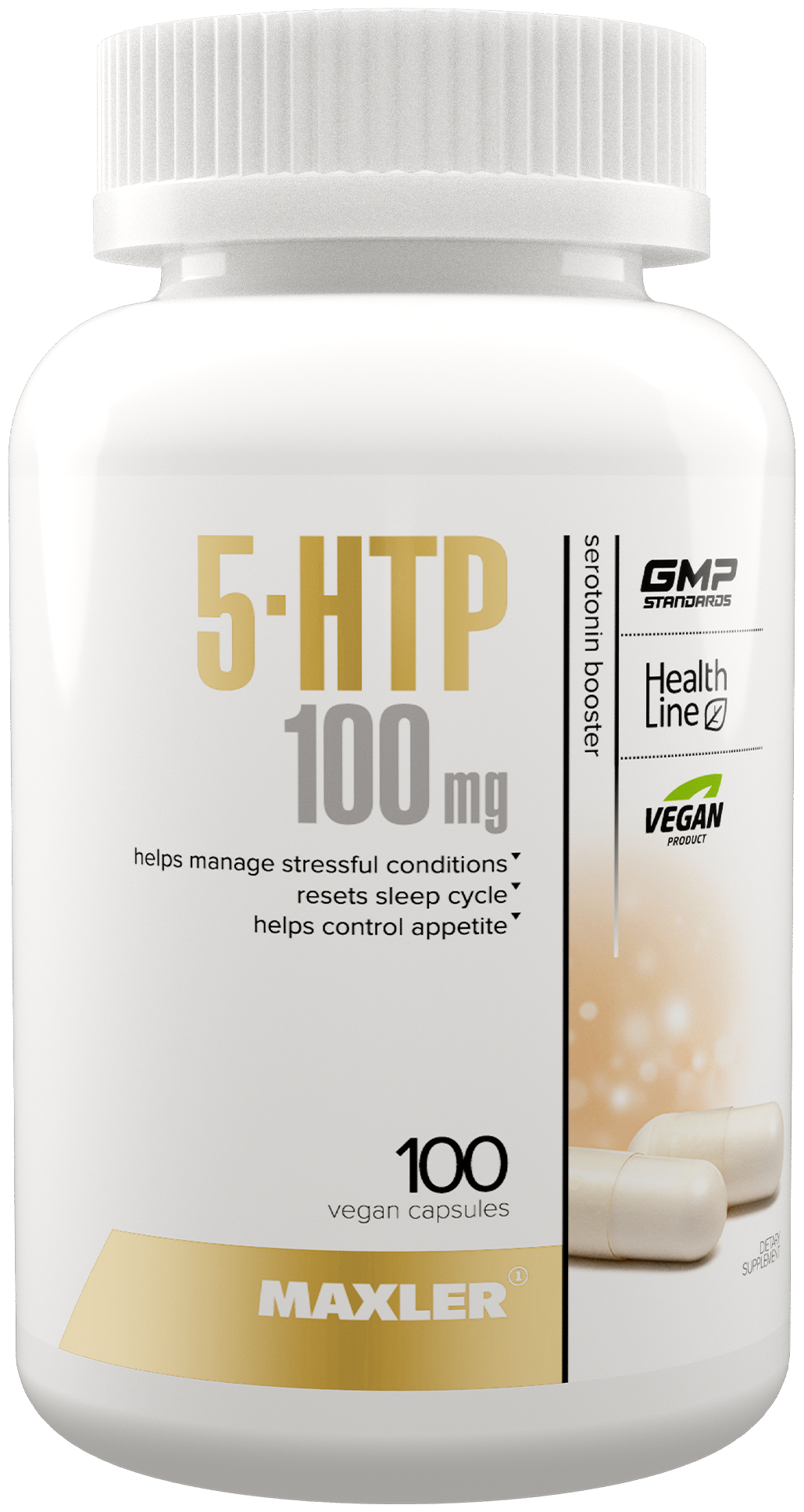 MAXLER USA 5-HTP 100mg (100 вегкапсул)