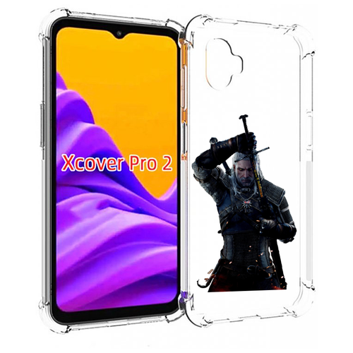 Чехол MyPads The-Witcher-3-Ведьмак для Samsung Galaxy Xcover Pro 2 задняя-панель-накладка-бампер чехол mypads the witcher 3 ведьмак для samsung galaxy xcover pro 2 задняя панель накладка бампер