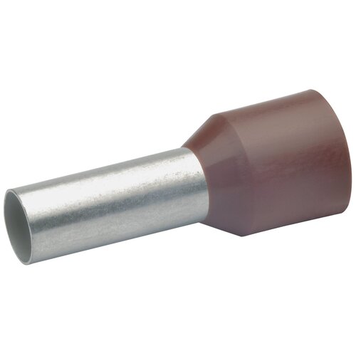 005909 GLW НШВИ 10-18 изол PP цвет коричневый наконечник штыревой втулочный изолированный 100 шт в уп 1169₽