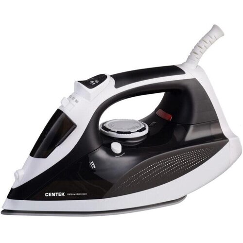 Утюг Centek CT-2317 черный 2800 Вт керам подошва паровой удар 521600₽