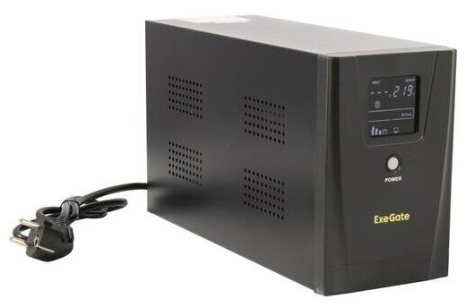 Источник бесперебойного питания ExeGate EX292632RUS SpecialPro Smart LLB-2000. LCD. AVR.2SH. RJ. USB