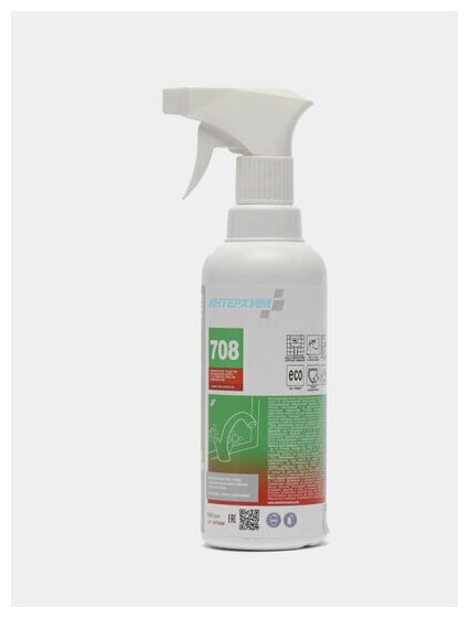 Интерхим 708 0,5л Бескислотное средство для удаления налета и регулярной очистки поверхностей с защитным эффектом