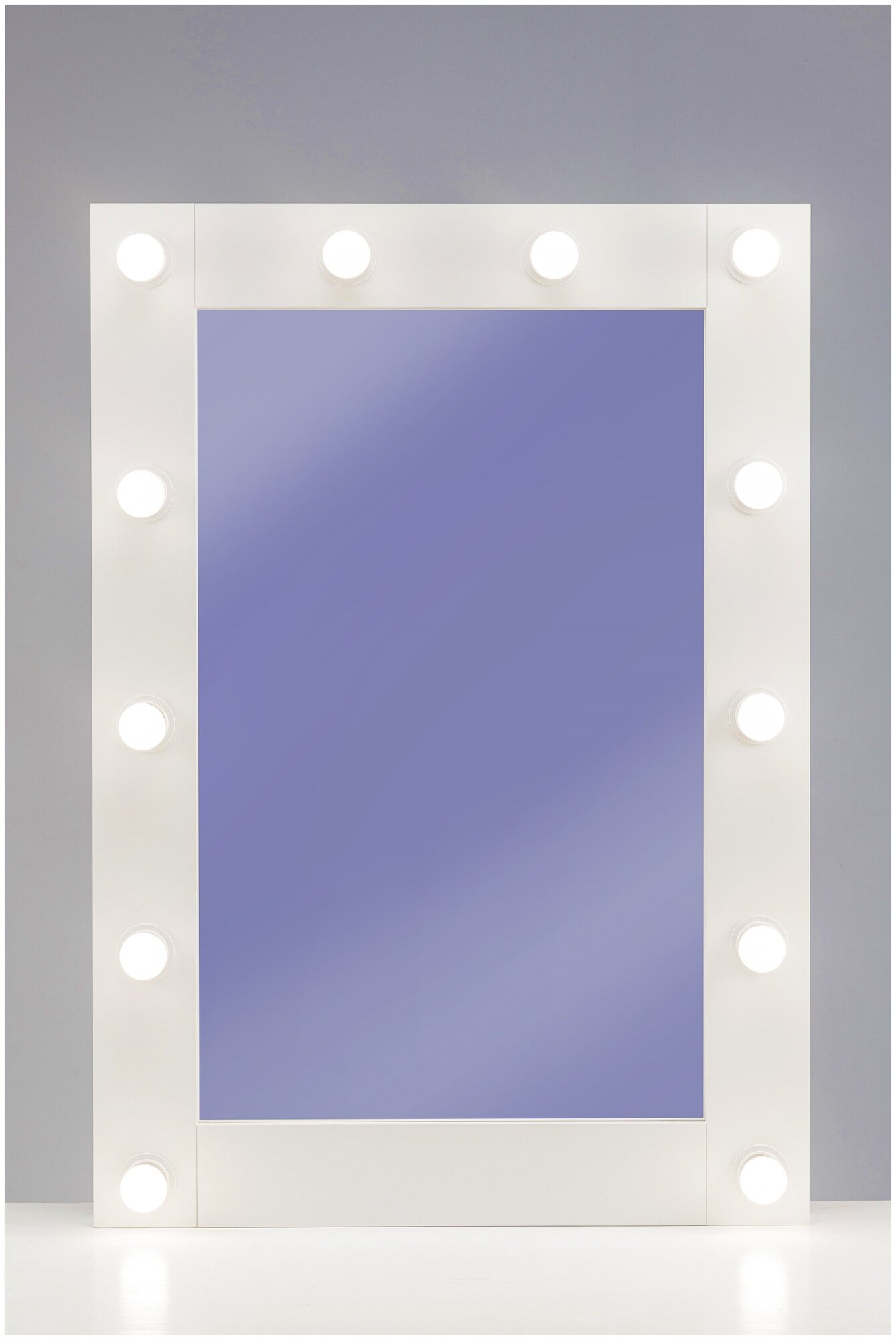 Гримерное зеркало GM Mirror, 70 см х 100 см, белый / косметическое зеркало - фотография № 3