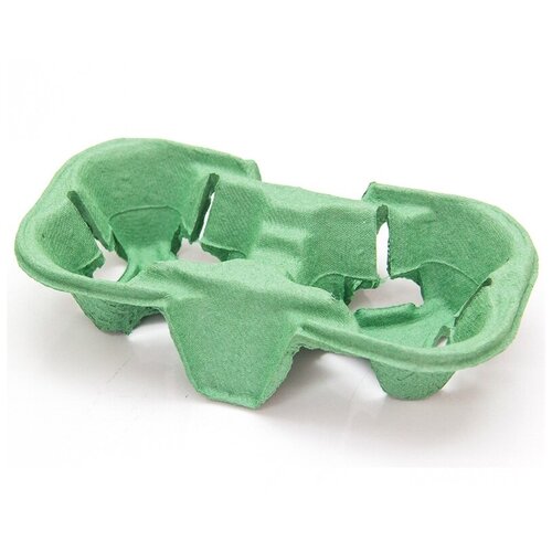 Держатель для 2-х стаканов зеленый соэмз, набор 150 шт