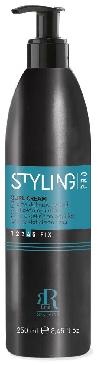 Разглаживающий крем для вьющихся волос Curl Defining Cream RR Line, 250 мл.