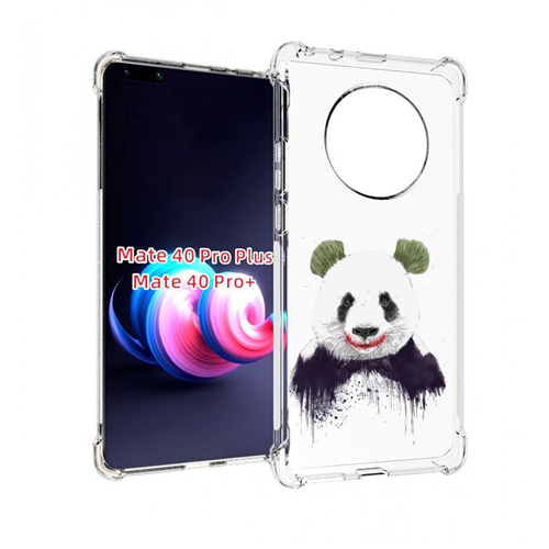 Чехол MyPads панда джокер для Huawei Mate 40 Pro+ Plus задняя-панель-накладка-бампер чехол mypads картина панда для huawei mate 40 pro plus задняя панель накладка бампер