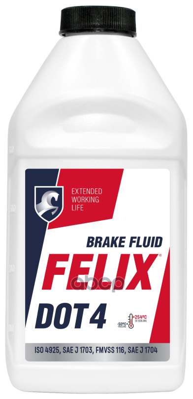 Жидкость Тормозная Felix Brake Fluid Dot4 455 Г 430130005 Felix арт. 430130005