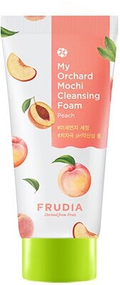 FRUDIA, Пенка-моти очищающая c персиком мини Peach Mochi Cleansing Foam Mini, 30г