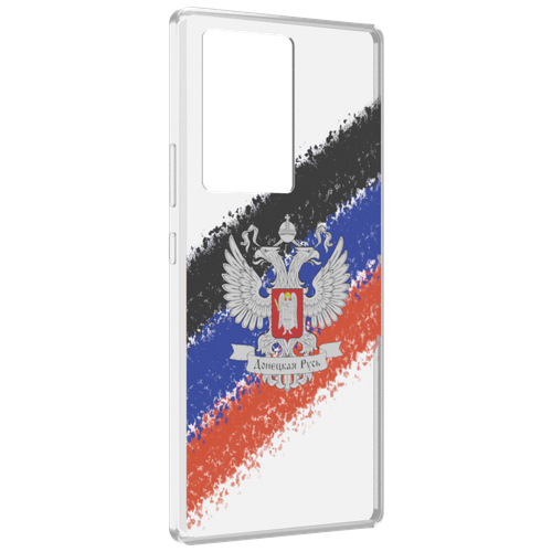 Чехол MyPads герб флаг ДНР для ZTE Nubia Z40 Pro задняя-панель-накладка-бампер