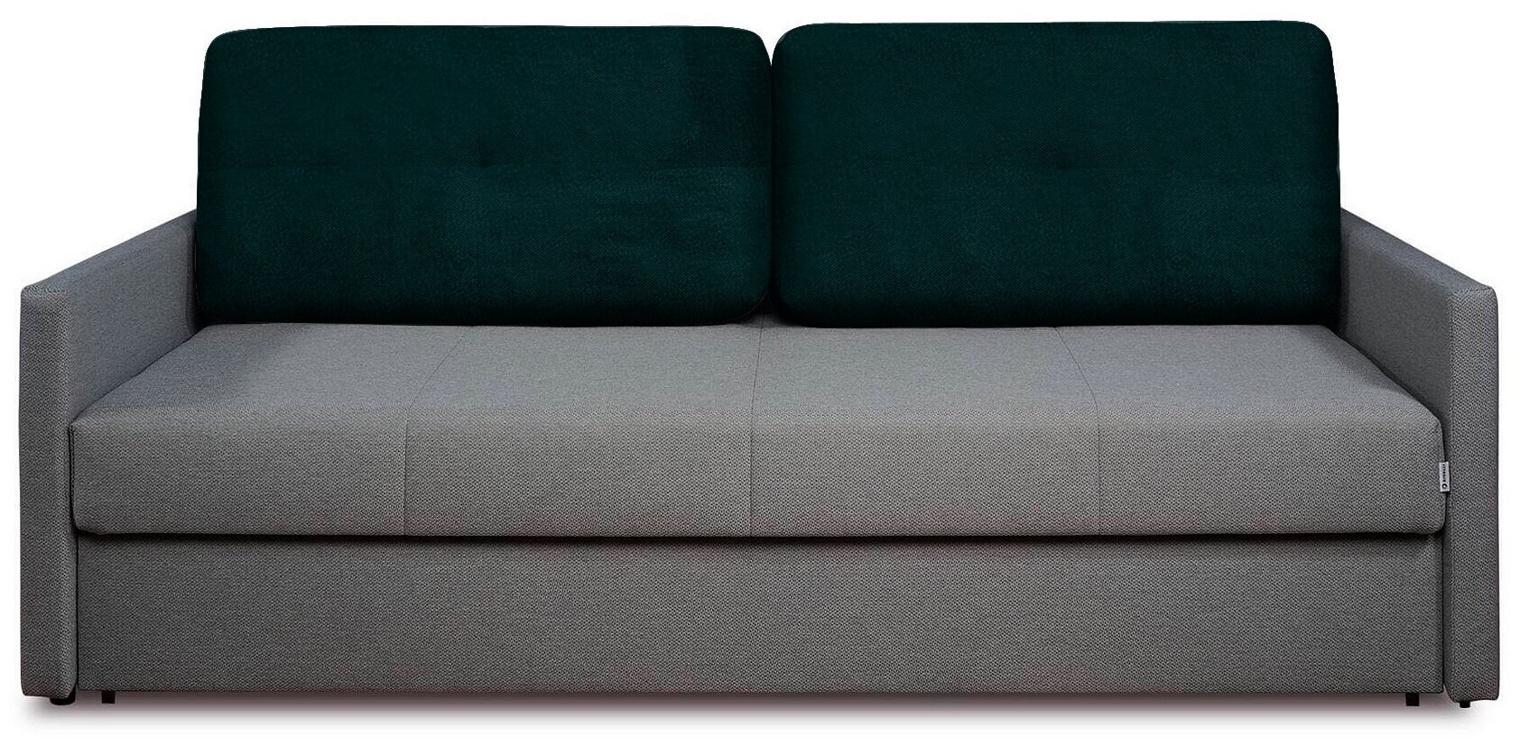 Набор из 2-х чехлов на подушки для дивана евро-книжки Бруклин темно-зеленый
