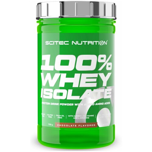 Изолят Scitec Nutrition 100% Whey Isolate 700 г Шоколад протеин изолят whey isolate с bcaa глютамин stacker2 750 гр банан