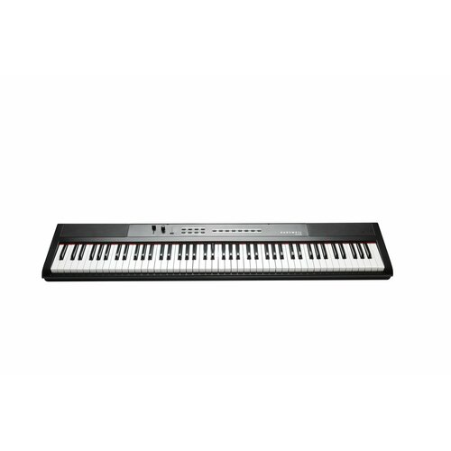 Kurzweil KA50 LB цифровое пианино, 88 молоточковых клавиш, цвет чёрный kurzweil ka130 sr цифровое пианино 88 молоточковых клавиш цвет палисандр