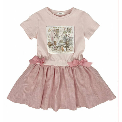 фото Платье карамелли, размер 92, розовый