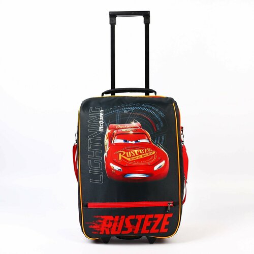 фото Чемодан теропром, ручная кладь, 32х42х23 см, красный, черный