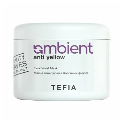 Маска для волос с антижелтым эффектом Tefia Ambient Cool Violet Mask холодный фиолет 500 мл