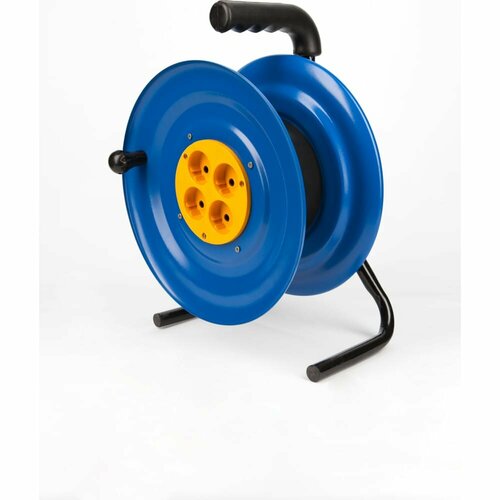 МПП удлинитель Металлическая катушка для удлинителя 4 розетки IP-20 б\з 999000000002201