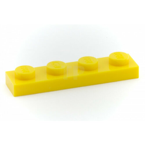 Деталь LEGO 371024 Плитка 1X4 (желтая) 50 шт. деталь lego 4211445 плитка 1x4 серая 50 шт