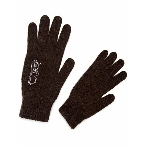 Перчатки doctor tm, демисезон/зима, шерсть, размер 18, коричневый