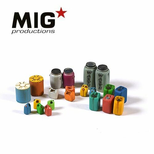 MP35-411 Сборная модель аксессуаров из пластика Disposable Barrels & Cans