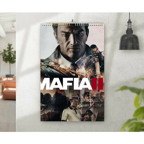 Перекидной календарь Mafia, Мафия №20, А3 мужская футболка mafia мафия m желтый