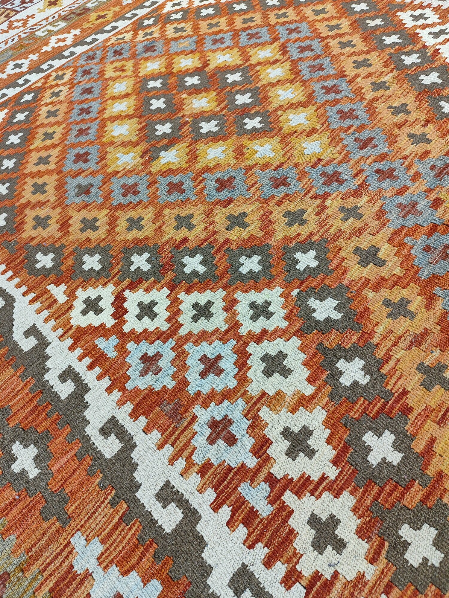 Ковер 2,49х3,50 Pakistan Kilim multi - фотография № 7