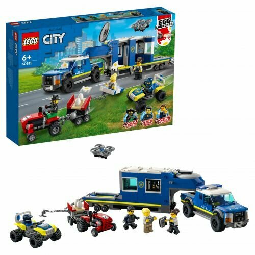 Конструктор LEGO ® City 60315 Полицейский мобильный командный трейлер