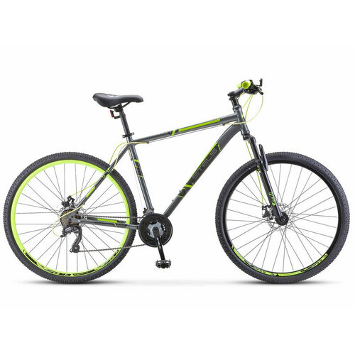 Горный велосипед Stels Navigator 900 MD 29 F020 год 2023 цвет Серебристый-Желтый ростовка 21 2130000₽