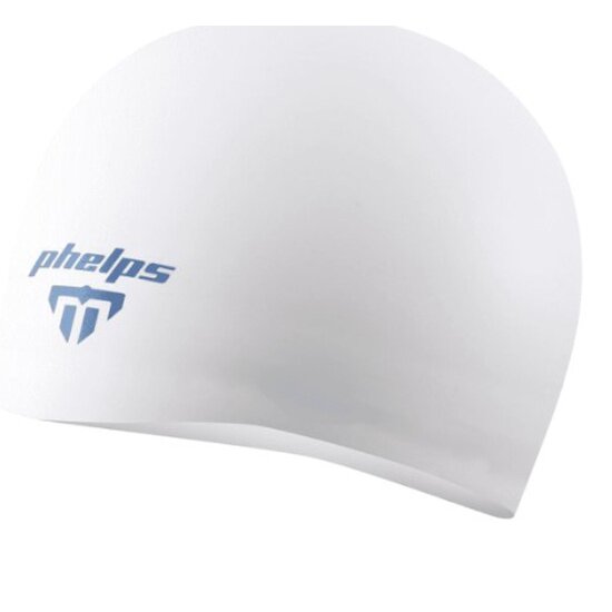 Шапочка для плавания Phelps RACE CAP 2 для плавания, white/navy