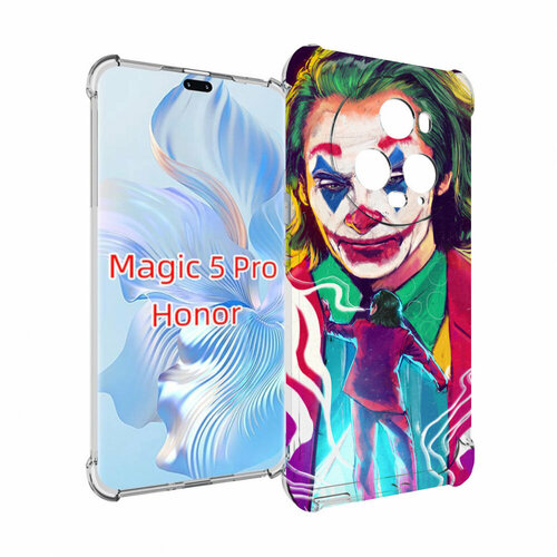 Чехол MyPads джокер-у-джокера для Honor Magic 5 Pro задняя-панель-накладка-бампер