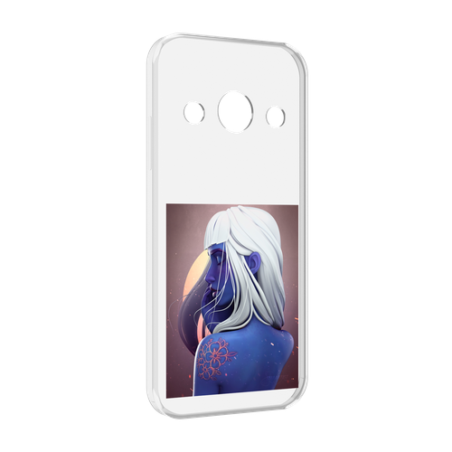 Чехол MyPads аватар-с-цветком для Doogee S99 задняя-панель-накладка-бампер