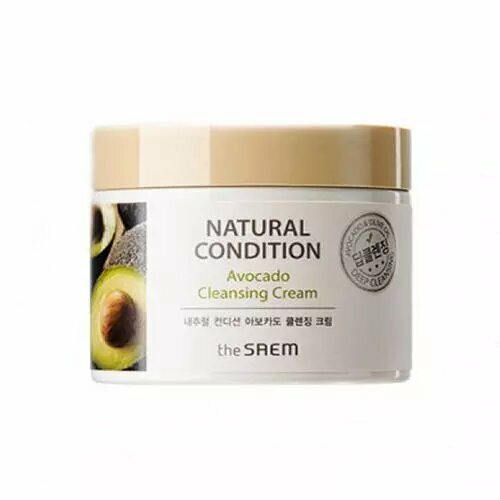THE SAEM Крем для лица очищающий авокадо Natural Condition Avocado Cleansing Cream 300мл