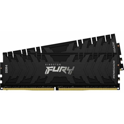 Оперативная память для компьютера 16Gb 2x8Gb PC4-38400 4800MHz DDR4 DIMM Unbuffered CL19 Kingston FURY Renegade KF448C19RBK216 1522600₽