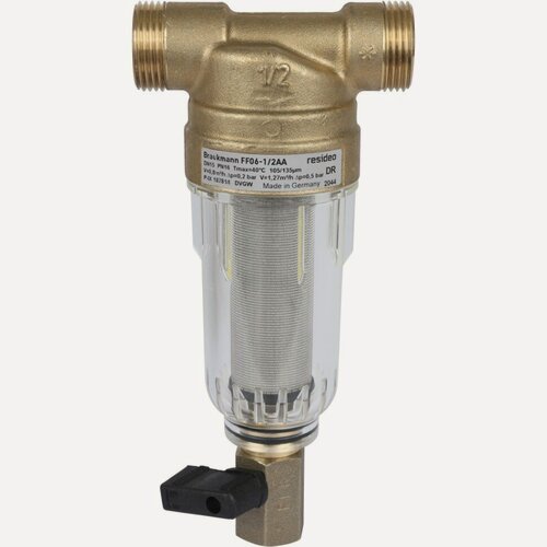 Изображение товара Промываемый фильтр тонкой очистки для холодной воды Honeywell FF06 1/2"АА (107581)