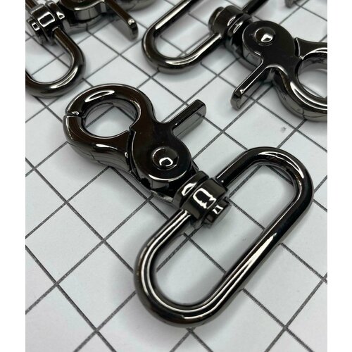 Карабин металлический 38 мм, карабин для сумок и рюкзаков