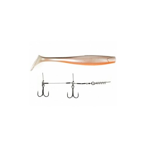 Виброхвосты LJ 3D BBS Series GIANT KUBIRA SWIM SHAD 10,3in (26,00)/PG18 1шт.+Stinger XL виброхвосты lj 3d bbs series giant kubira swim shad 10 3 26 см stinger xl 140434set pg30