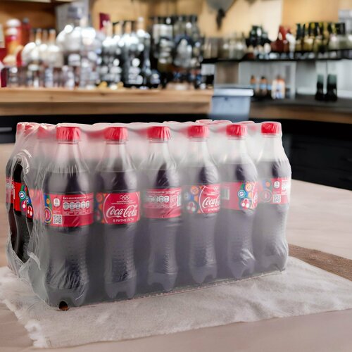 Газированный напиток Coca-Cola classic (Казахстан), 0,5л, упаковка 24 шт