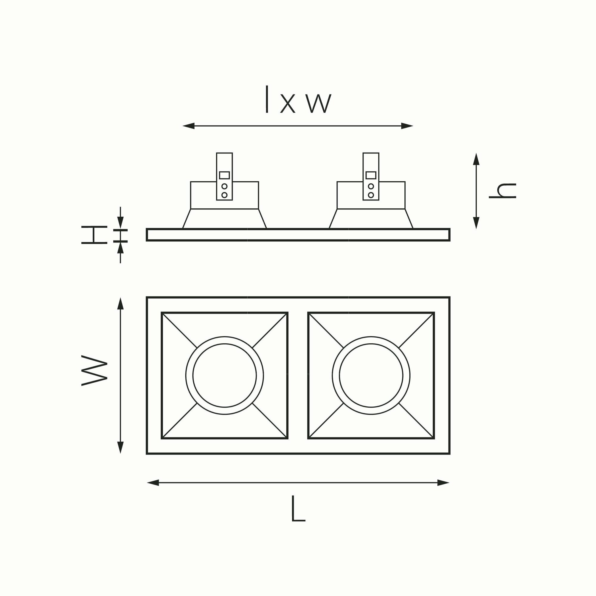 Комплект из светильников и рамки DOMINO Domino Lightstar D5230707 - фотография № 2