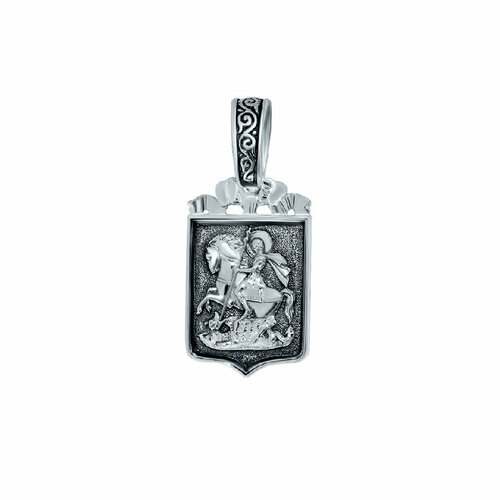 фото Подвеска елизавета, серебро, 925 проба, родирование