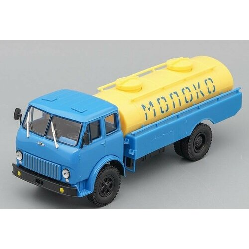 Масштабная модель грузовика коллекционная Минский АСРТ-5,6 Молоко, голубой / желтый