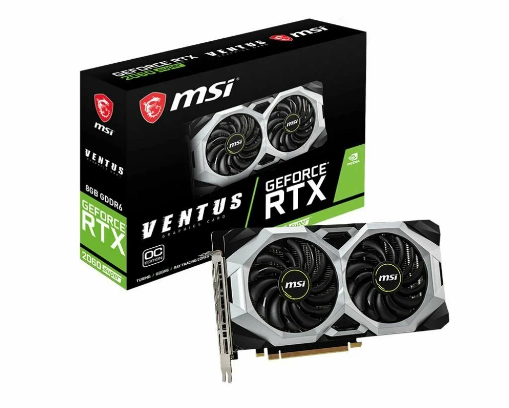 Видеокарта MSI GeForce RTX 2060 SUPER VENTUS 8GB, Retail